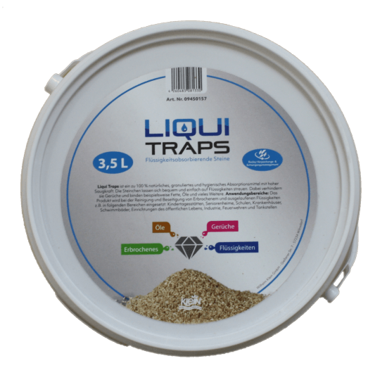 Liqui Traps Granuliertes, hygienisches Absorptionsmittel zur Beseitigung von Erbrochenem, Blut & Urin