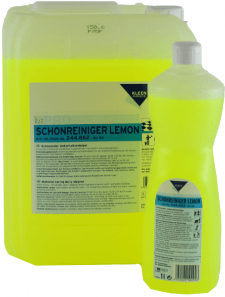 Kleen-Purgatis-Schonreinigerr-Lemon-Oberflächenreiniger-10 Liter- Alkoholreiniger-Frischeduft- 244862