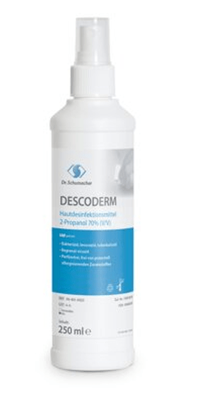 Descoderm 250 ml Sprühflasche Alkoholische Hände- u. Hautdesinfektion