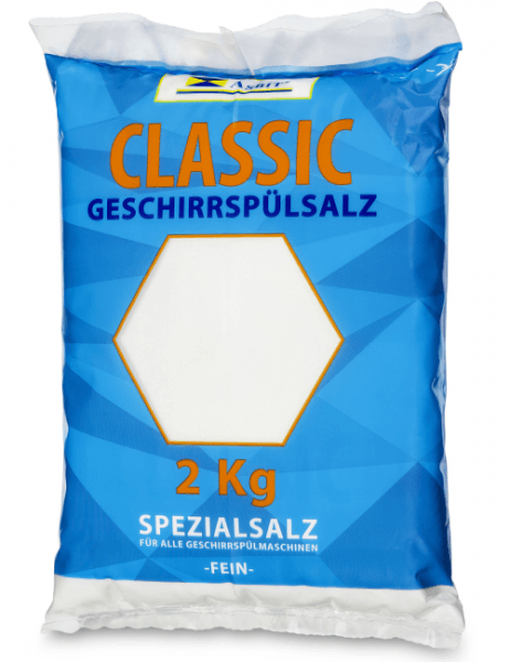 Geschirrspülsalz Spezialsalz für alle Geschirrspülmaschinen fein 2 kg Beutel