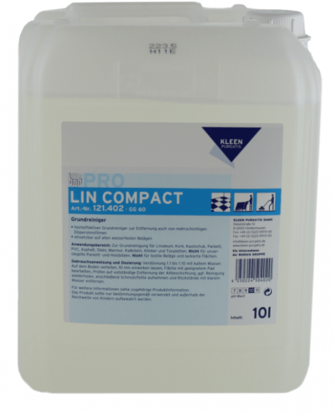 Kleen Purgatis Lin Compact 10 Liter Linoleum Grundreiniger