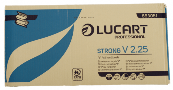 Lucart Papierhandtuch Strong V2 weiß 2 lagig 863051