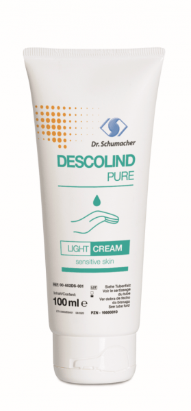 Descolind Pure Light Cream 100 ml Tube parfümfreie Pflegecreme