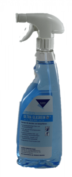 Kleen Purgatis Ultra Glasrein 750 ml Flasche mit Schaumgenerator
