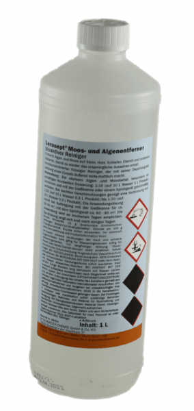 Lerasept Moos- und Algenentferner 1 Liter Flasche bioaktiver Reiniger