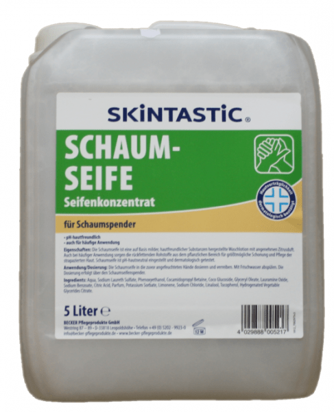 Skintastic Schaumseife 5 L mit Zitrusduft, pH-hautneutral 100324-005-000 Eilfix Becker