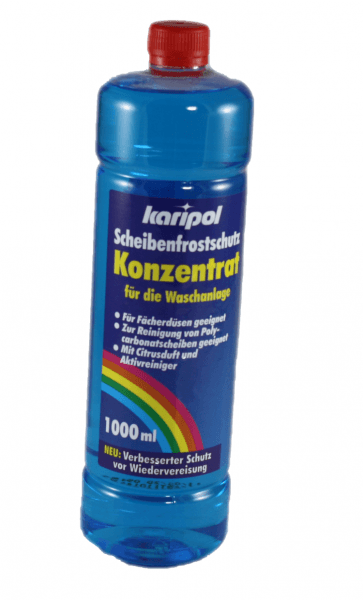 Scheibenfrostschutz Konzentrat 1 Liter Flasche Karipol