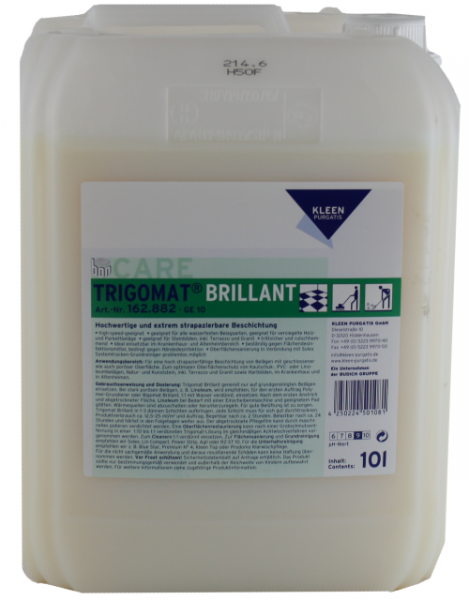 Kleen Purgatis Trigomat Brilliant 10 Liter Langzeitbeschichtung