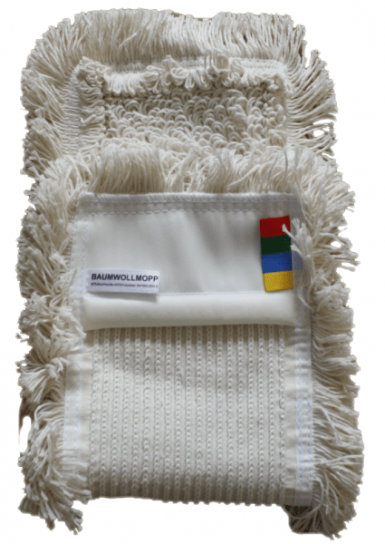Baumwollmopp 40 cm Mopp mit Tasche Formstabil Standard Bezug
