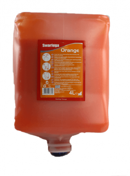 Deb Swarfeaga Orange 4 Liter Handreiniger Spenderfasche